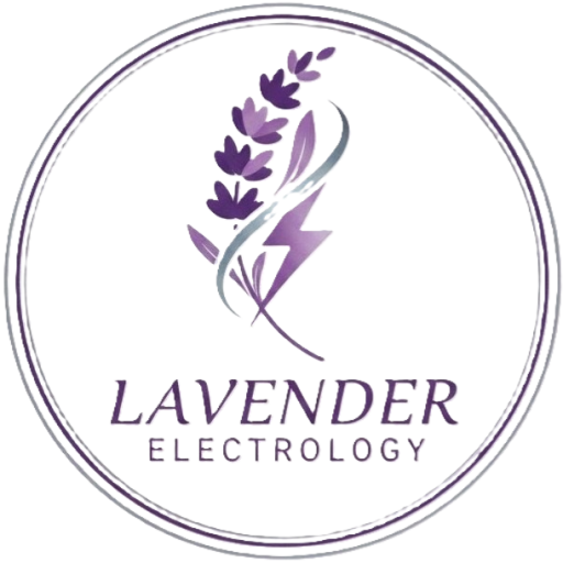 Lavender Electrology logo.